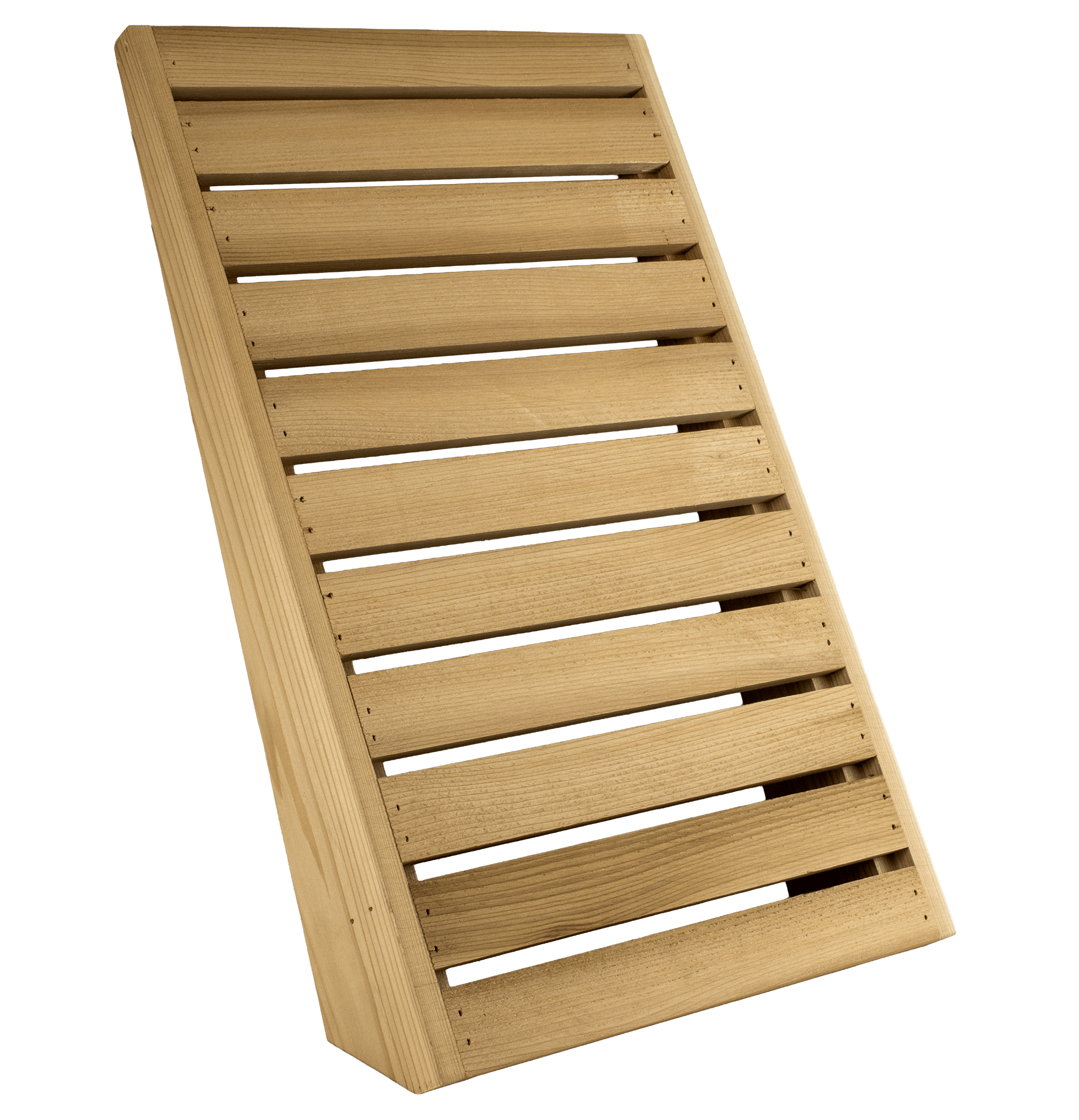 Sauna Backrest Made from Real Cedar